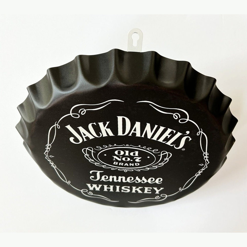 Jack Daniel's Tennessee Whiskey Novelty 13.75" Metal Bottle Cap Sign NEW! Home & Garden:Home Décor:Plaques & Signs Style Your Walls